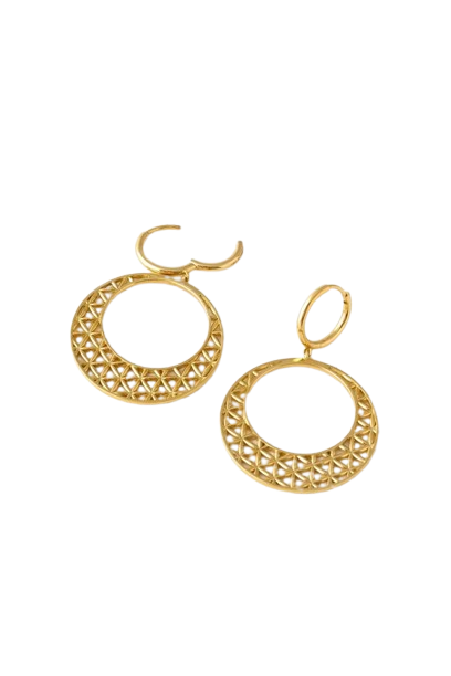 Geometric Hoop Earrings