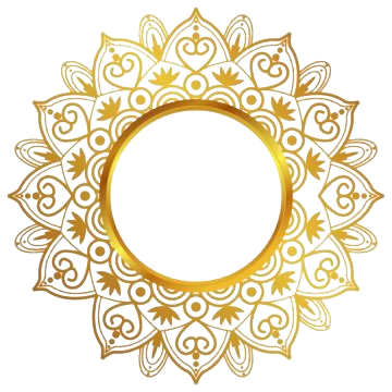 Decorative gold element