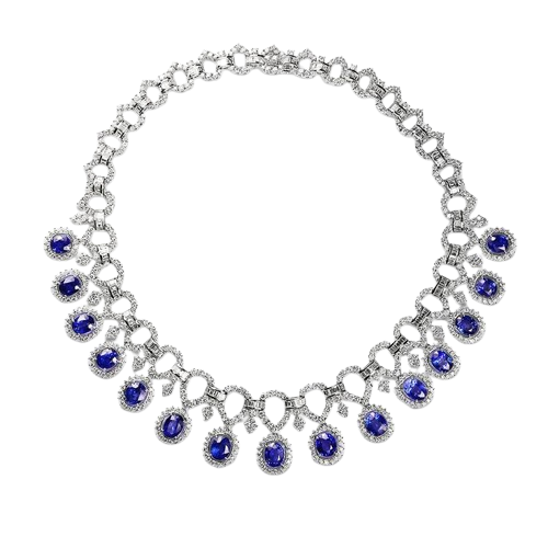 Sapphire Statement Necklace